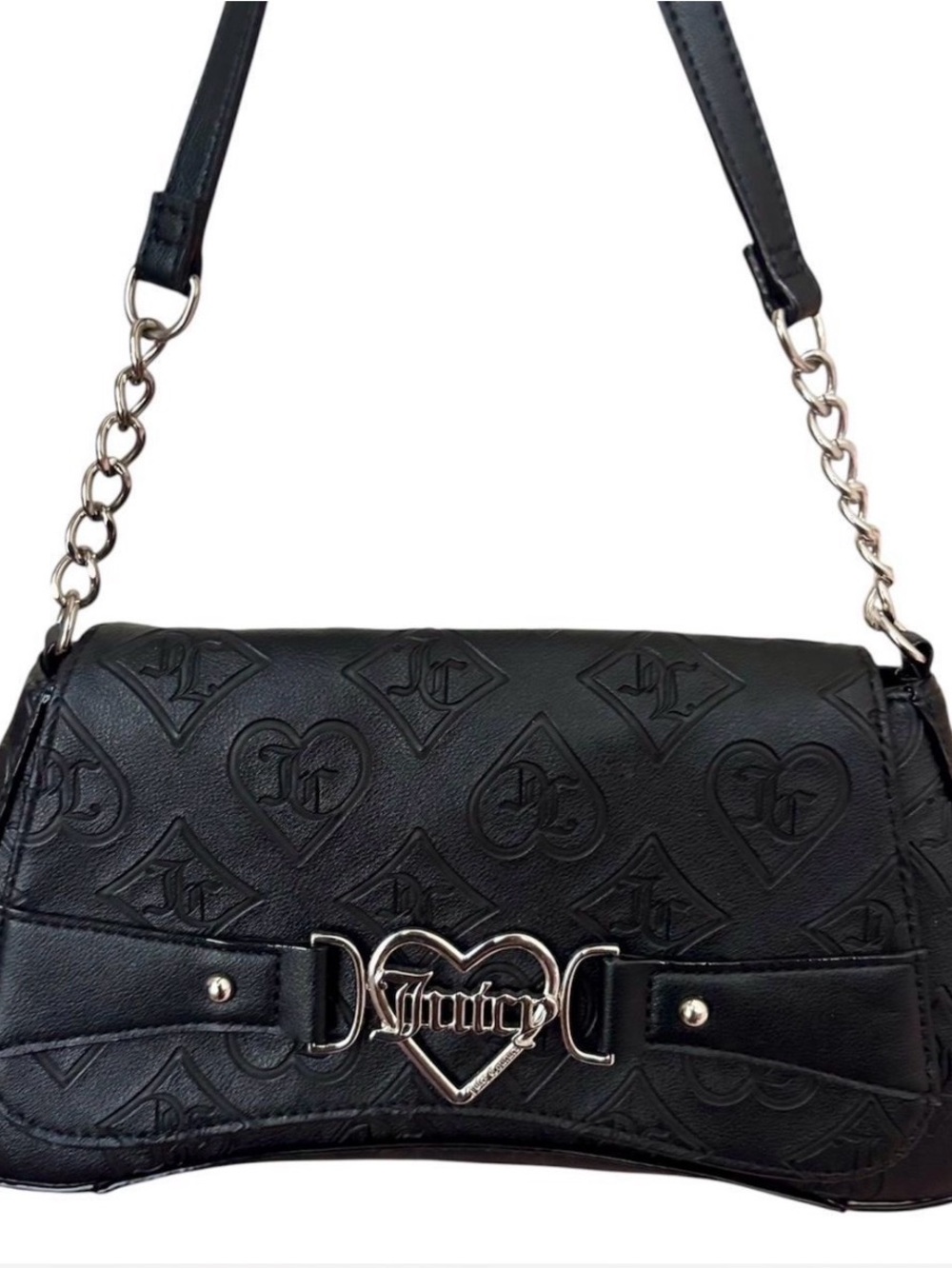 Juicy Couture Flap Purse With Heart Accent